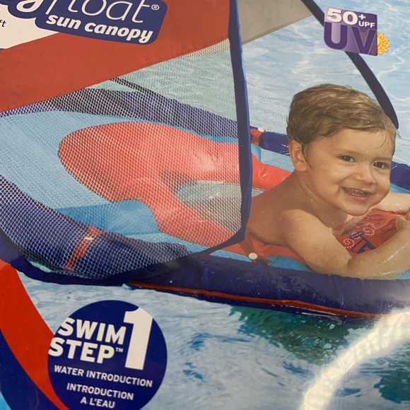 3/$30 Swimways Sun Canopy Spring Float 9-24 months Swim Step One NEW - Picture 3 of 8